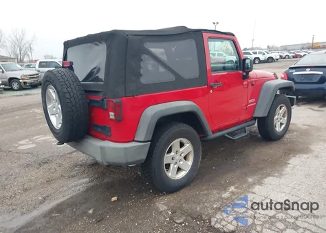 2010 Jeep Wrangler Sport from USA, damaged, VIN 1J4AA2D12AL100434